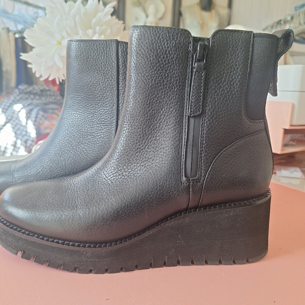 Cole Haan Leather Ankle Boots - Picture 3 of 5